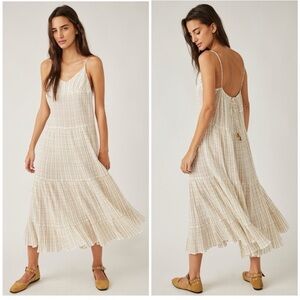 Free People Marigold Maxi Dress In Canvas Combo